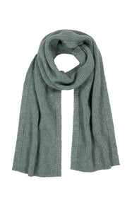Possum Merino Fine Rib Scarf - McDonald New Zealand