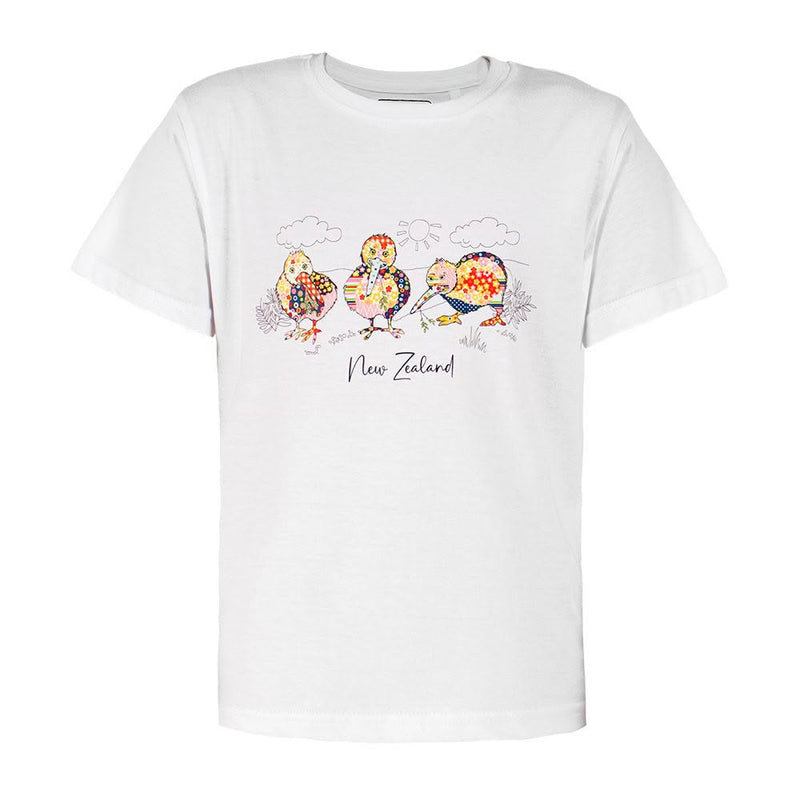 Quilted Kiwi Kids Tee  - The Derek Corp Ltd