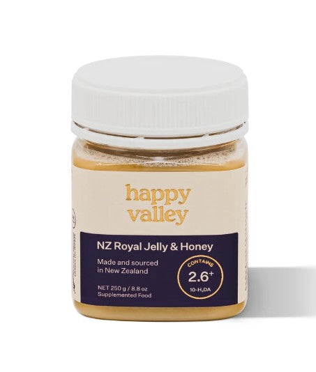 NZ Royal Jelly & Honey - Happy Valley - 250g