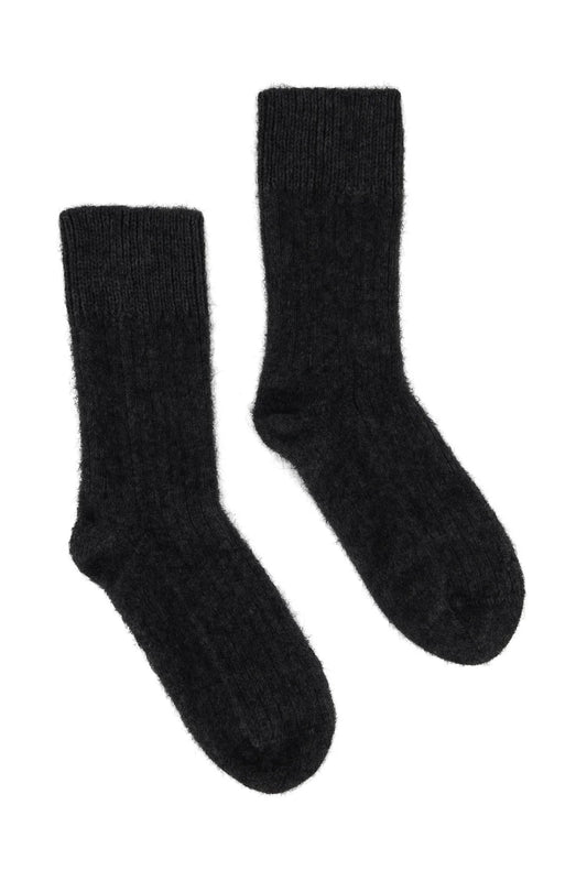 Possum Merino Rib Socks - McDonald New Zealand