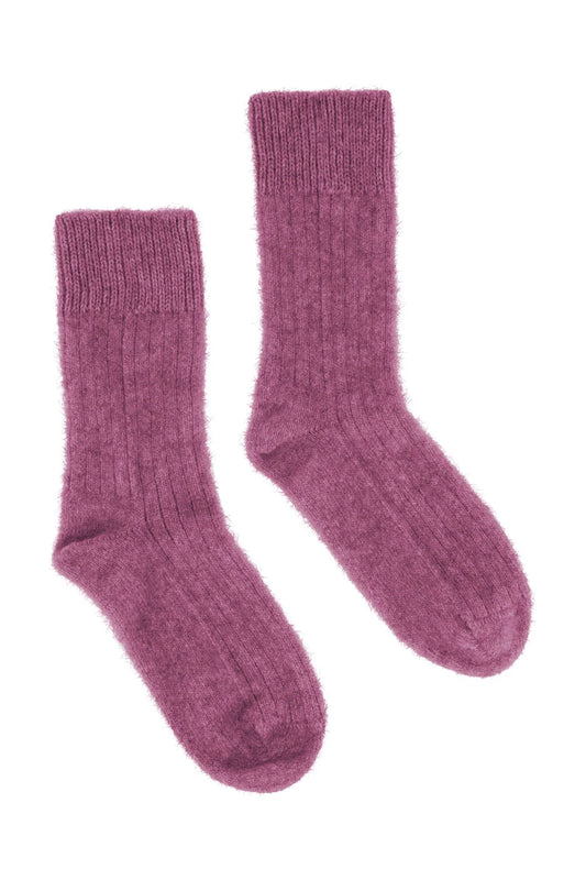 Possum Merino Rib Socks - McDonald New Zealand