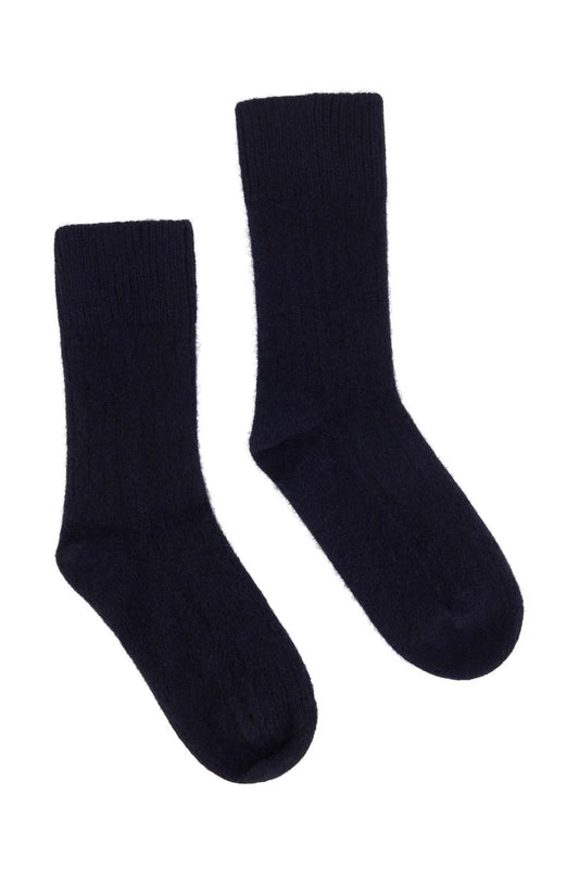 Possum Merino Rib Socks - McDonald New Zealand