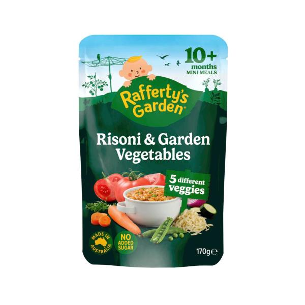 Risoni & Garden Vegetables 10+ Months by Rafferty's Garden - 170g
