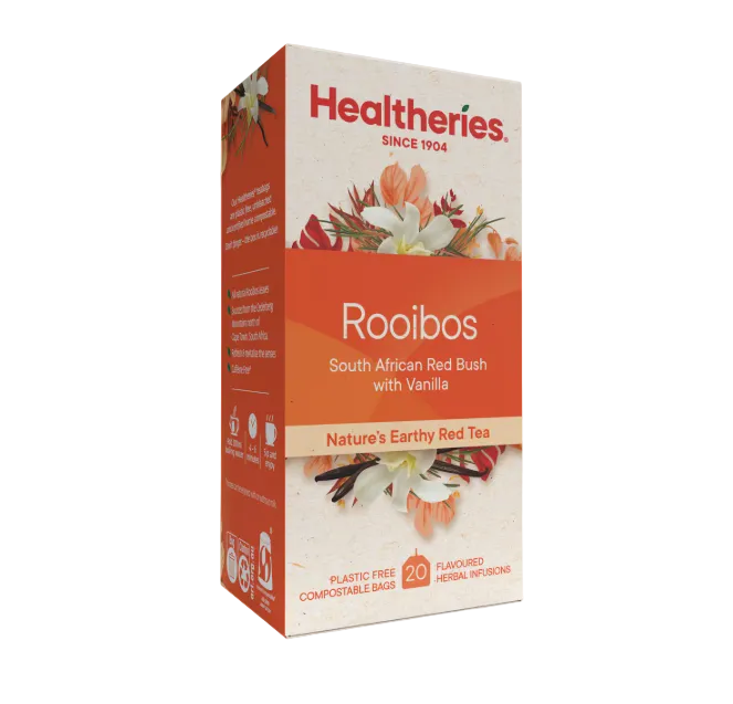 Red Bush South African Rooibos Tea - Healtheries - 20 Teabags