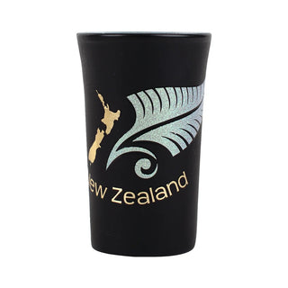 Shot Glass Map & Fern Black - Parrs