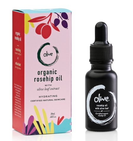 Olive Rosehip Oil with Olive Leaf Extract - Olive Natural Skincare - 20ml