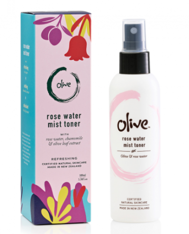 Olive Rose Water Mist Toner - Olive Natural Skincare - 100ml