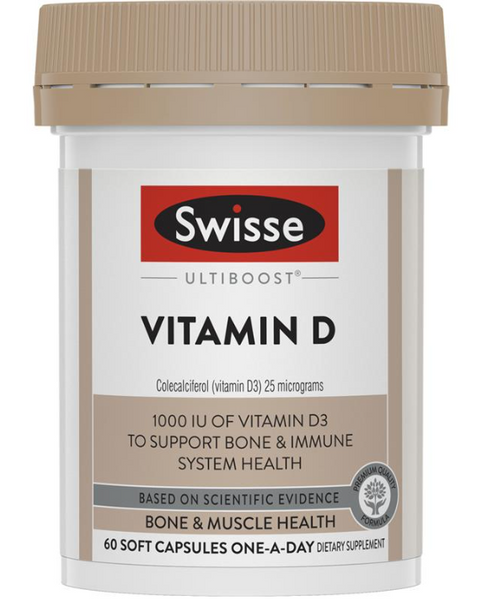 Ultiboost Vitamin D - Swisse - 60 capsules