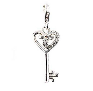 Koru Key Sterling Silver Charm - ZALA