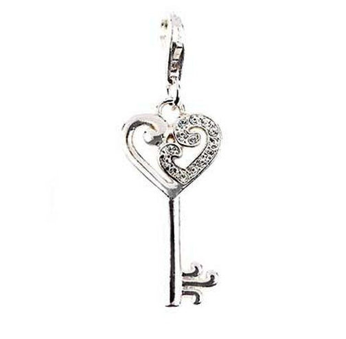 Koru Key Sterling Silver Charm - ZALA