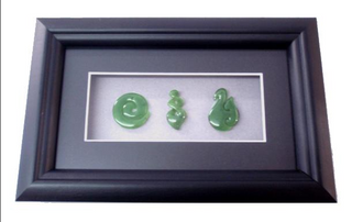 Framed Greenstone 3 Pieces - Dale Borland