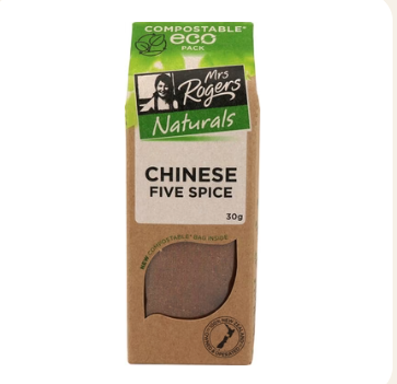 Naturals Chinese Five Spice - Mrs Rogers - 30g