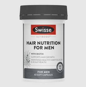 Ultiboost Hair Nutrition For Men by Swisse - 60 capsules