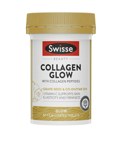 Beauty Collagen Glow with Collagen Peptides by Swisse - 60 tablets