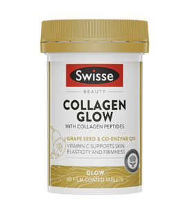 Beauty Collagen Glow with Collagen Peptides by Swisse - 60 tablets