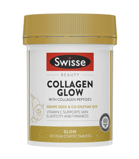Beauty Collagen Glow with Collagen Peptides by Swisse - 120 tablets