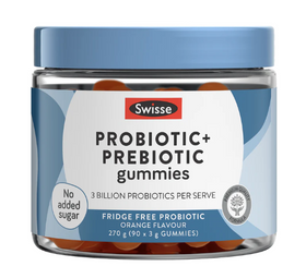 Probiotic + Prebiotic Gummies by Swisse - 90 gummies