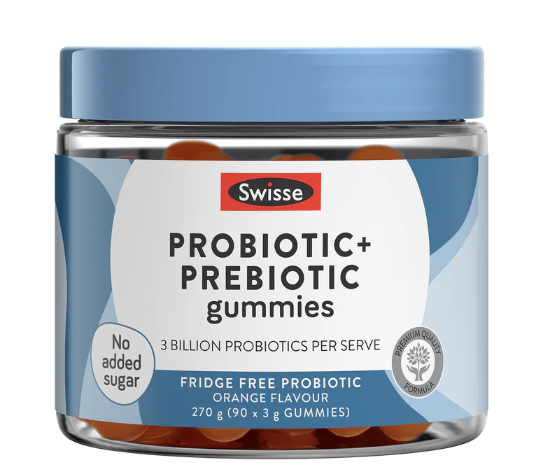 Probiotic + Prebiotic Gummies by Swisse - 90 gummies