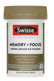 Ultiboost Memory + Focus by Swisse - 50 tablets