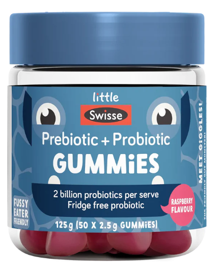 Kids Prebiotic + Probiotics Gummies by Swisse - 50 gummies