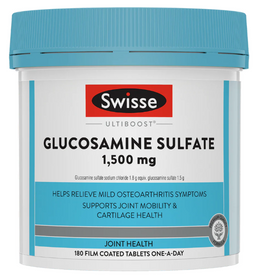 Ultiboost Glucosamine Sulfate 1500mg by Swisse - 180 tablets