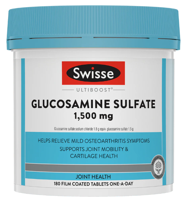 Ultiboost Glucosamine Sulfate 1500mg by Swisse - 180 tablets