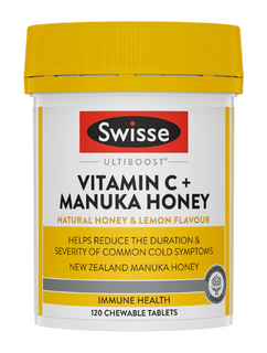 Ultiboost Vitamin C + Manuka Honey by Swisse - 120 tablets