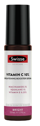 Skincare Vitamin C 10% Brightening Booster Serum by Swisse - 50ml
