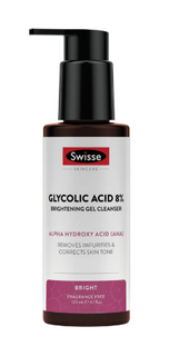 Skincare Glycolic Acid 8% Brightening Gel Cleanser by Swisse - 120ml