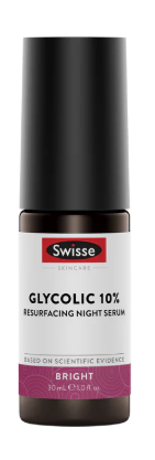Skincare Glycolic 10% Resurfacing Night Serum by Swisse - 30ml