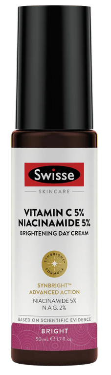 Skincare Vitamin C 5% Niacinamide 5% Brightening Day Cream by Swisse - 50ml