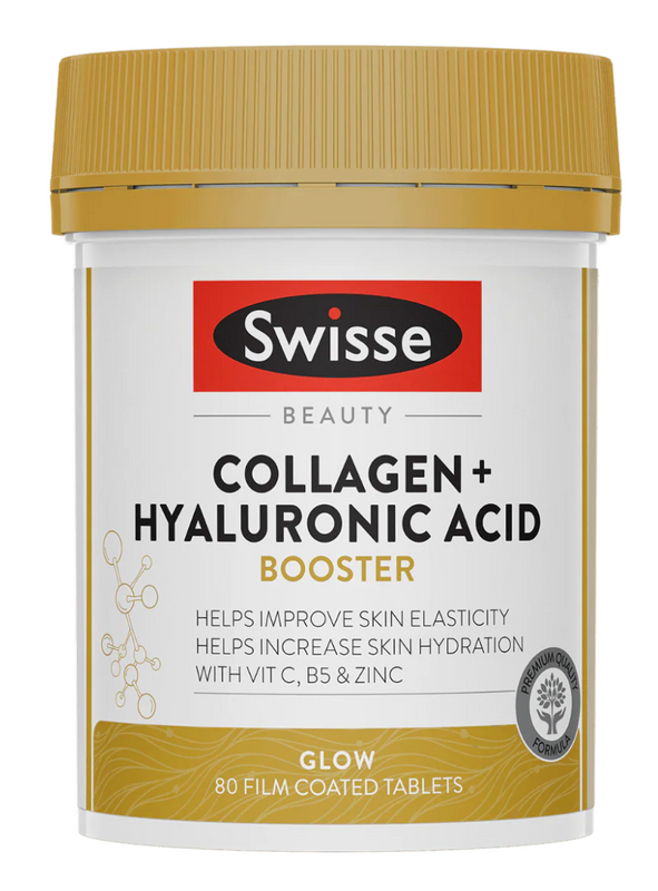Beauty Collagen + Hyaluronic Acid Booster by Swisse - 80 tablets