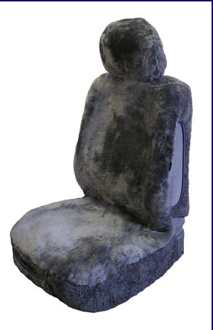 Snowy Fleece Sheepskin Car Seat Cover -  E B Tolley & Co Ltd