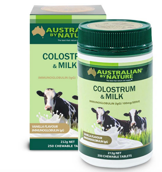 Colostrum Milk Tablets - Australian by Nature - 250 chewable tablets