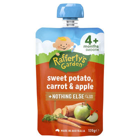 Sweet Potato, Carrot & Apple 4+ Months by Rafferty's Garden - 120g