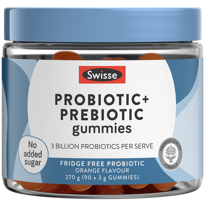 Probiotic + Prebiotic Gummies by Swisse - 90 gummies