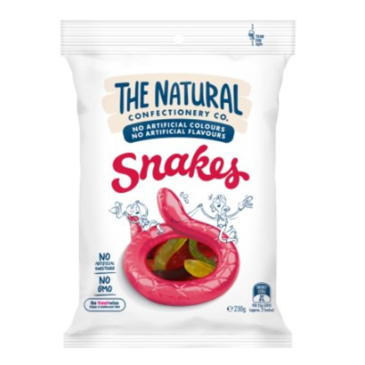 Snakes - The Natural Confectionery Co. - 230g