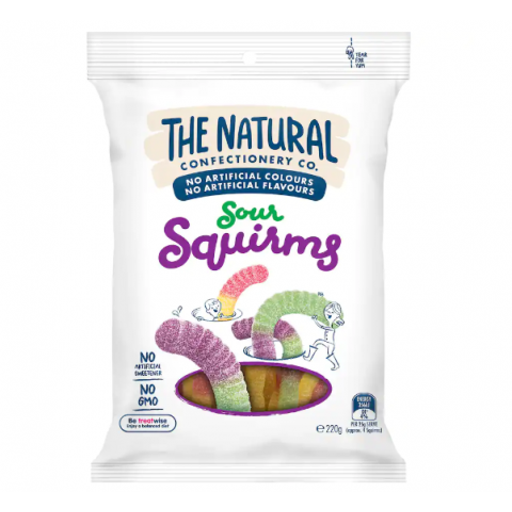 Sours Squirms - The Natural Confectionery Co. - 220g