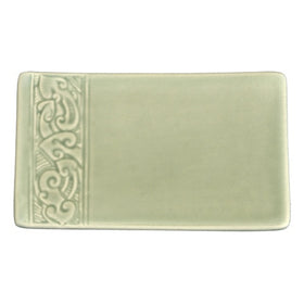 Square Plate With Maori Design - Small - Bob Steiner