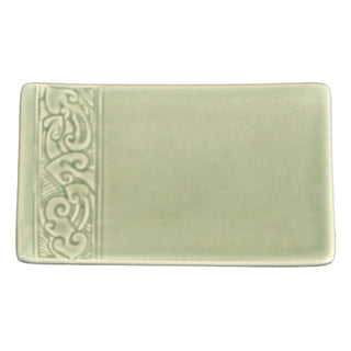 Square Plate With Maori Design - Small - Bob Steiner