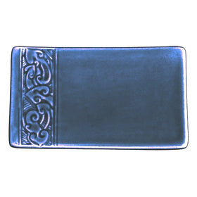 Square Plate With Maori Design - Small - Bob Steiner