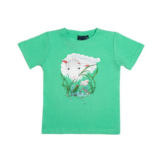 Sheep Tea Party Mint Green T-Shirt - Parrs