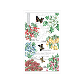 Tea Towel - Flowers & Butterflies - Parrs