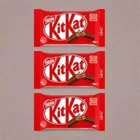 KitKat Milk Chocolate 4 Finger Bar [Pack of 3] by Nestle - 42g x 3