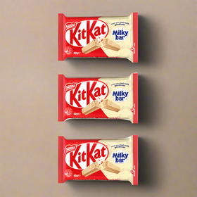 KitKat Milky Bar Chocolate 4 Finger Bar [Pack of 3] by Nestle - 42g x 3