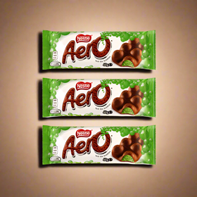 Aero Peppermint Chocolate Bar [Pack of 3] by Nestle - 40g x 3