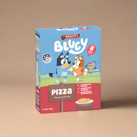 Bluey Pizza Flavoured Snacks Pack of 8 by Arnotts - 168g