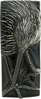 Oblong Kiwi Wall Ceramic - Bob Steiner