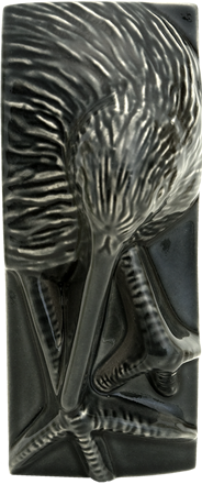 Oblong Kiwi Wall Ceramic - Bob Steiner