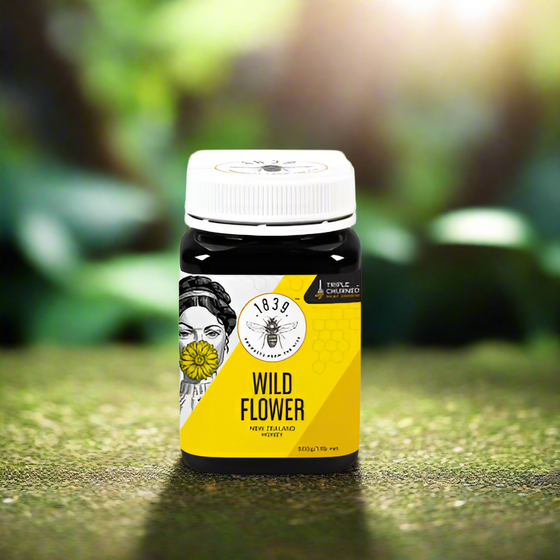 1839 Wild Flower Honey - NZ Healthy Naturally - 500g